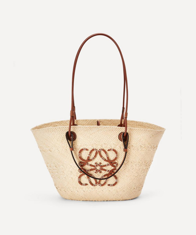 Loewe Women's X Paula's Ibiza Anagram Basket Bag In Tan