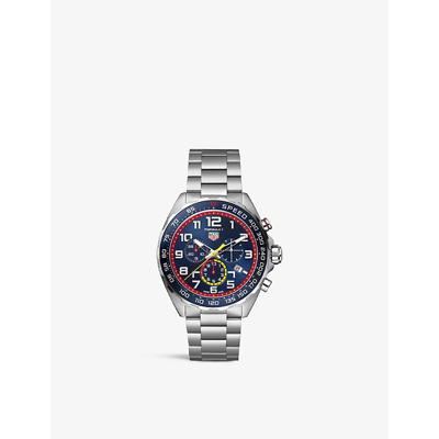 Tag Heuer Caz101al.ba0842  X Red Bull Formula 1 Stainless-steel Quartz Watch In Blue