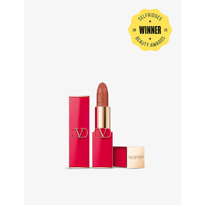 Valentino Beauty Rosso Valentino Matte Refillable Lipstick 3.4g In 107a Ode To Natural