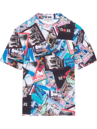 Store Balenciaga T Shirt Balenciaga Multicolor Balenciaga All-over