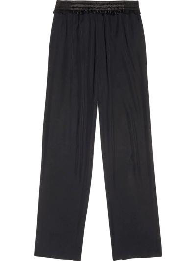 Balenciaga Tailored Track Trousers In Black