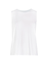 Beyond Yoga Balanced Knot Muscle Tank In Cloud White