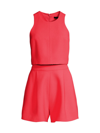 Black Halo X Laurel Berman Sanibel 2-piece Romper In Neon Coral