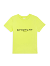 Givenchy Kids' Little Boy's & Boy's Graphic Logo Short-sleeve T-shirt In Yellow