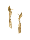 John Hardy Bamboo 18k Yellow Gold Drop Earrings