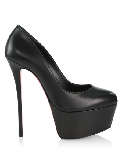 Christian Louboutin Women's Dolly Leather 160 Platform Pumps In Black