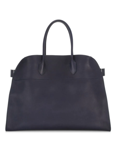 The Row Margaux 15 Leather Bag In New Blue ModeSens