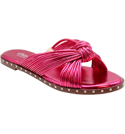 Charles By Charles David Women's Bravo Corded Knot Slides In Pink