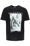 VALENTINO VALENTINO T-SHIRT WITH VALENTINO ARCHIVE 1985 PRINT