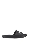 Nike Kawa Little/big Kids' Slides In 001 Black/white