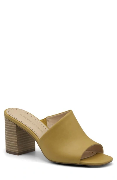 Adrienne Vittadini Albi Mule In Sun Yellow