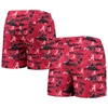 Foco Crimson Alabama Crimson Tide Island Palm Swim Trunks In Crimson