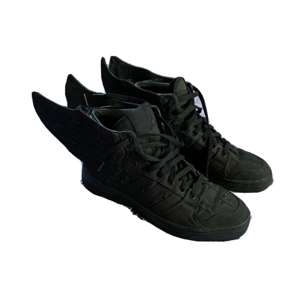 Pre-owned Adidas Originals Size 11 Adidas Wings Black Flag X