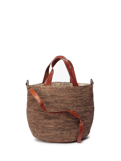 Ibeliv Beige Mirozy Handbag In Marrone