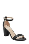 Bandolino Women's Armory Dress Sandals Women's Shoes In Navy - Fx Patent Leather