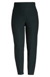 Eileen Fisher High Waist Ankle Slim Pants In Ivy