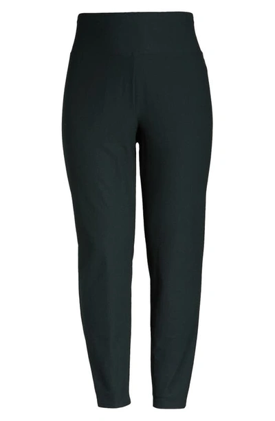 Eileen Fisher High Waist Ankle Slim Pants In Ivy