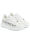 GIVENCHY GIV RUNNER LOGO LEATHER SNEAKERS