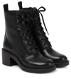 GIANVITO ROSSI FOSTER LEATHER ANKLE BOOTS