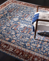 Ralph Lauren Darcy Power-loomed Rug, 6' X 9' In Navy / Red