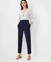 ANN TAYLOR THE PETITE PULL ON TAPERED PANT