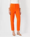 Ann Taylor The Petite High Waist Slim Pant - Curvy Fit In Orange Spark