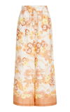 EPHEMERA WOMEN'S FLORAL LINEN SIESTA PANTS