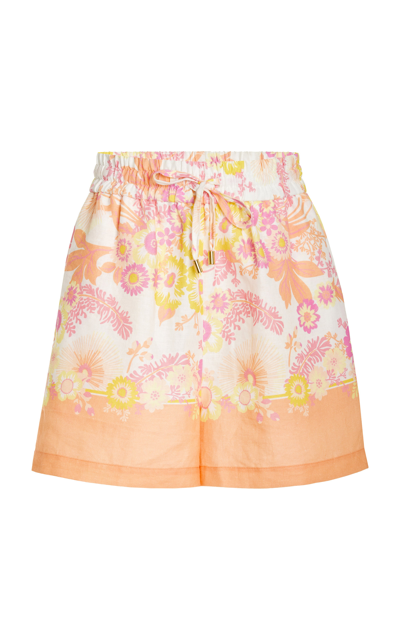 Ephemera Nevada Floral-print Linen Shorts In Multi