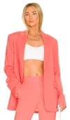 A.l.c Dakota Single-breasted Jacket In Coral