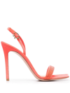 Gianvito Rossi Britney 105mm Sandals In Poppy