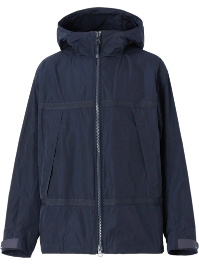 Burberry Lightweight Hooded Jacket In Black