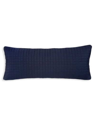 Downtown Company Urban Quilted Lumbar Sham In Navy