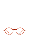 Eyepetizer Douze Orange Glasses In Orange