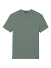 Tom Ford Stretch-cotton V-neck T-shirt In Seafoam