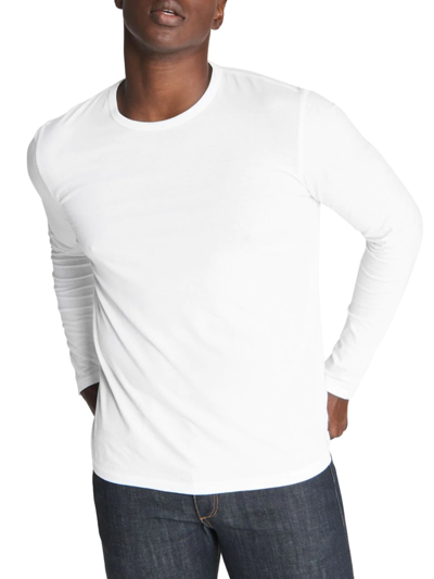 Rag & Bone Organic Cotton-jersey Long-sleeved T-shirt In White