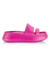 Rag & Bone Brixley Eva Flatform Slides In Fuschia