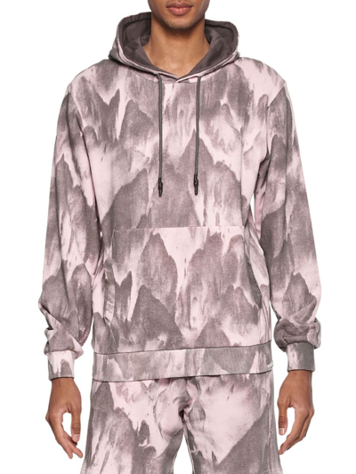 Elevenparis Plein Air Marble Hoodie In Light Lilac Marble