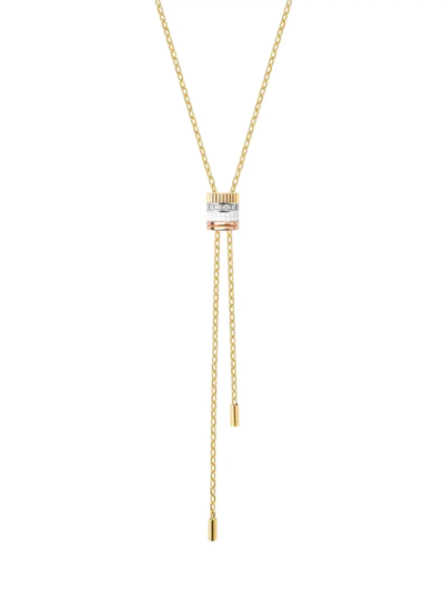 Boucheron Women's Quatre White Edition 18k Gold & Diamond Tie Necklace In Yellow Gold