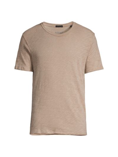 Atm Anthony Thomas Melillo Slub Cotton Crewneck Tee In Earth