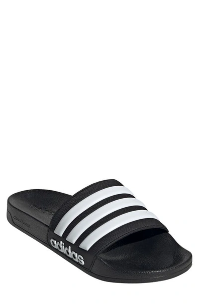 Adidas Originals Adidas Little Kids' Adilette Shower Slide Sandals From Finish Line In Legend Ink/footwear White/legend Ink