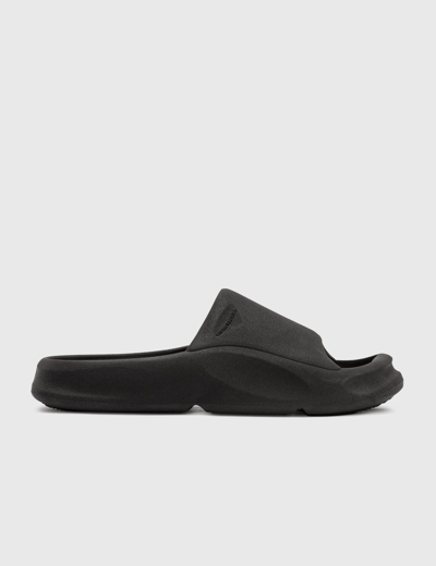 Heron Preston Eco Molded Rubber Slide Sandals In Black