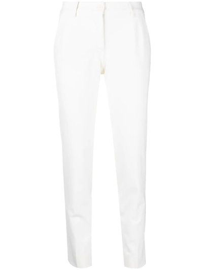 Dolce & Gabbana Cropped Tailored Trousers In White