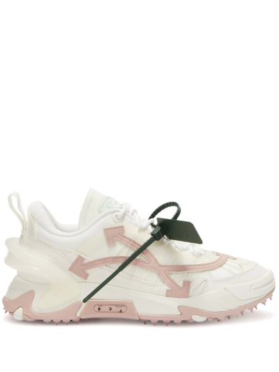 Off-white White Mixed Leather Odsy 2000 Sneaker
