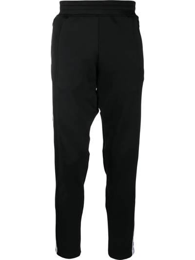 Moschino Logo-print Track Pants In Black