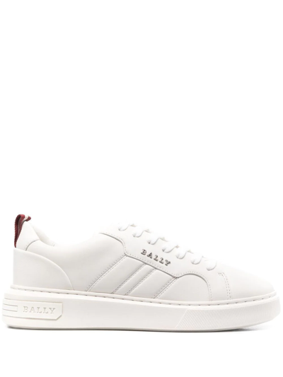 BALLY MAXIM LEATHER SNEAKERS