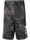 AAPE BY A BATHING APE CAMOUFLAGE-PRINT SHORTS