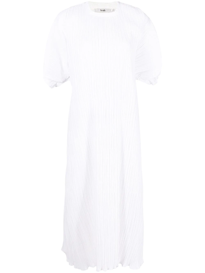 B+ab Embroidered Shift Dress In White