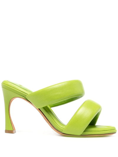Alexandre Birman Lilla Double-strap Sandals In Algae