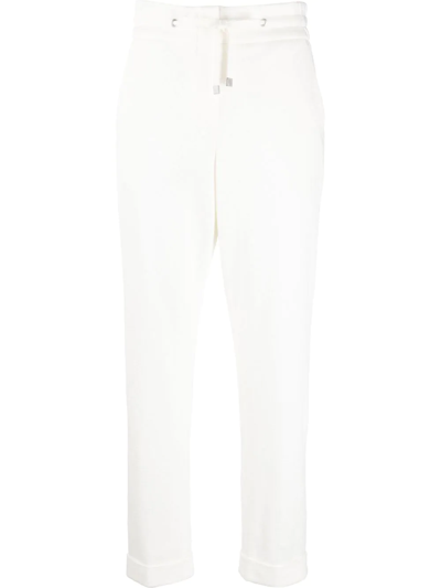 Peserico Tapered Track Pants In White