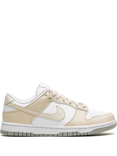 Nike Dunk Low Next Nature "light Orewood Brown" Sneakers In White